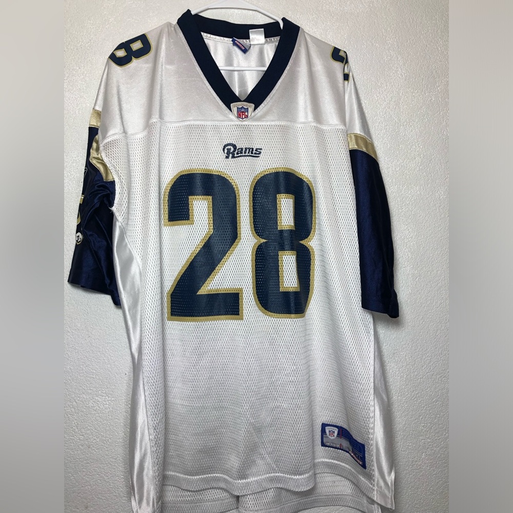 Reebok NFL White and Navy Equipment Jersey